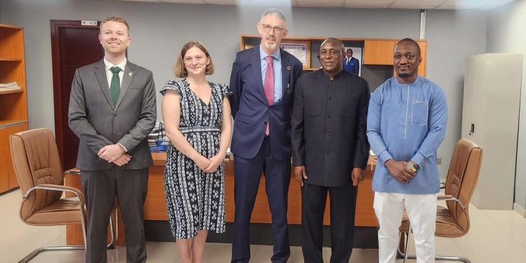 Outgoing Irish Ambassador Bids Farewell to PI-CREF Chairman Yumkella