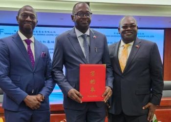 Minister of Finance Secures USD 300 million Investment to cover mine construction, transportation networks, and beneficiation facilities for the Tonkolili North Iron Ore Deposit