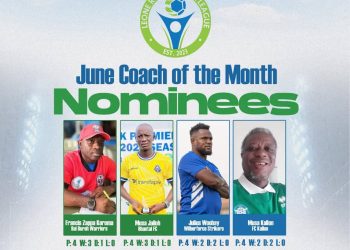For June Coach of the Month  —Leone Rock Premier League Opens Voting
