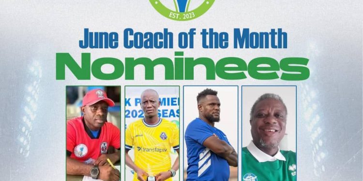 For June Coach of the Month —Leone Rock Premier League Opens Voting