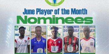 Leone Rock Premier League Announces June Player-of-the-Month Nominees