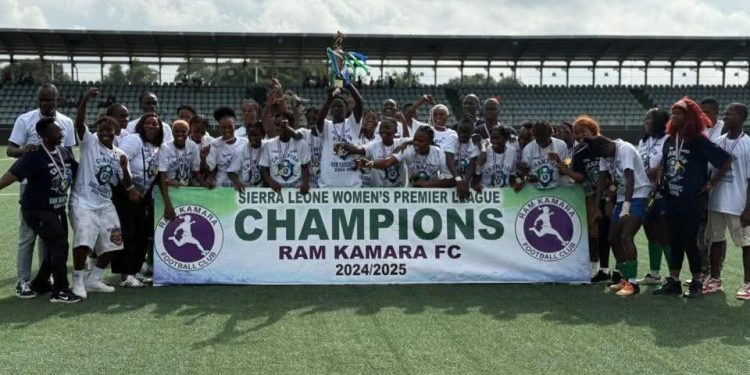 Ram Kamara FC Crowned 2024/25 SL Women’s Premier League Champions