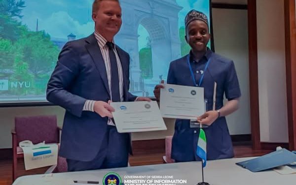 To Empower Young Global Citizens… Sierra Leone, AFS Sign Landmark Agreement