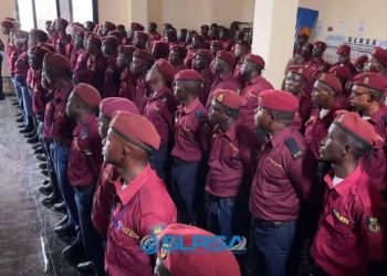 At Muster Parade…  SLRSA Executive Director Addresses Staff on Work Ethics