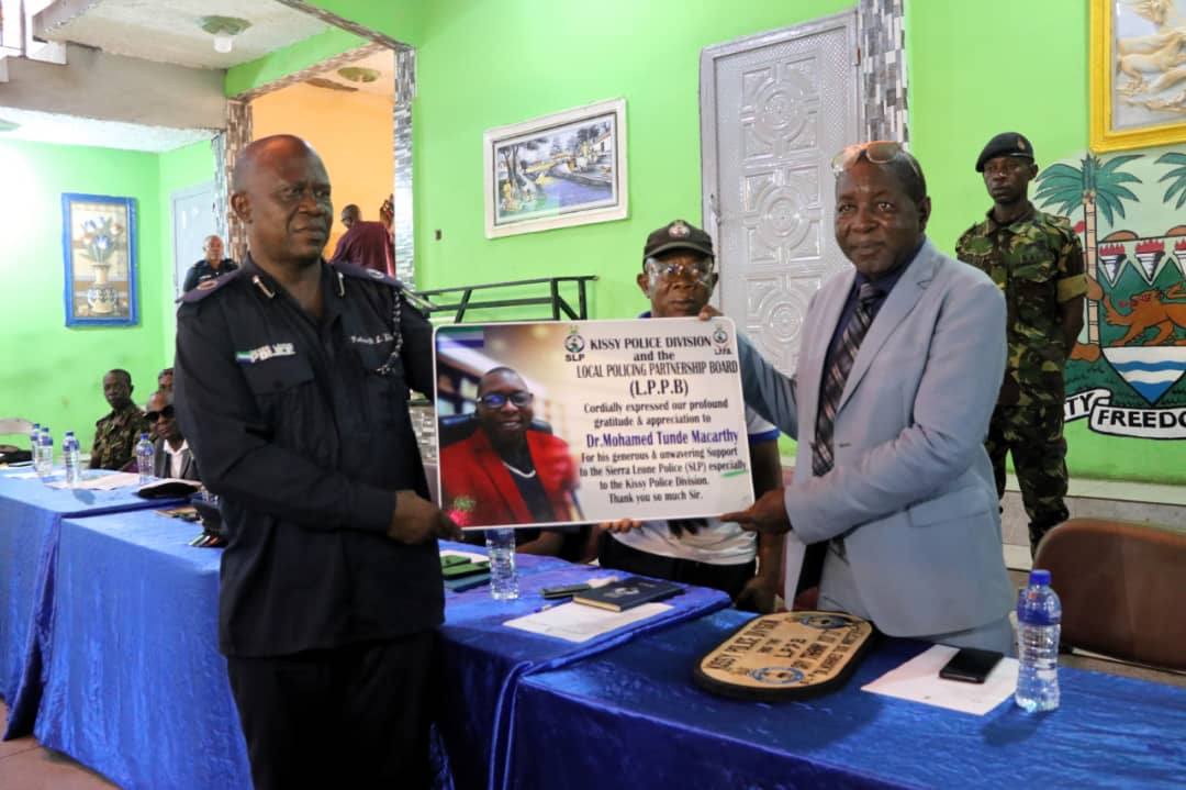 Kissy Police Division Inaugurates New Investigations Office.