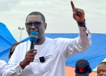 Huge Crowd Welcomes Dr Ibrahim Bangura in Lunsar