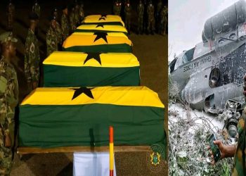 GHANA MOURNS…  HELICOPTER CRASH CLAIMS LIVES OF TOP OFFICIALS
