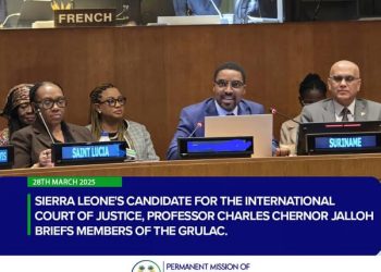 Sierra Leone Endorses Prof. Charles C. Jalloh for International Court of Justice Seat