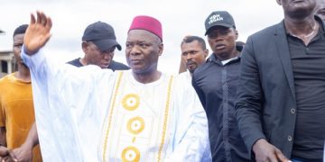 Eastern Freetown Shuts Down as Dr. Kaifala Marah Observes Jummah Prayers at the Gaddafi Mosque.
