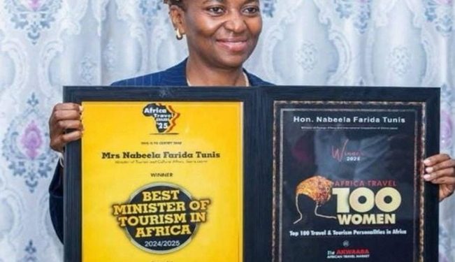Minister Nabeela Tunis Wins Prestigious African Tourism Awards
