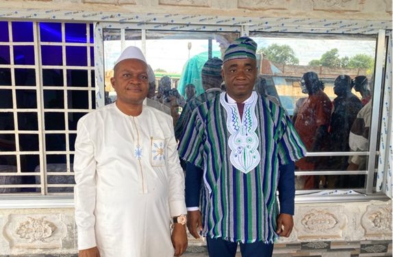 SLFA President Honoured with Chieftaincy Title in Lunsar