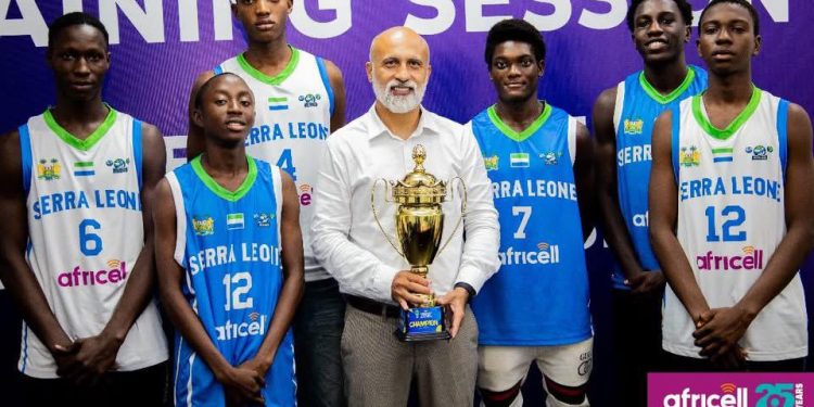 Africell Backs Sierra Leone’s U16 Basketball Team for FIBA AfroBasket 2025