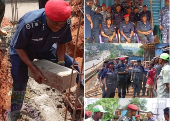 AIG Brima Kanneh Launches Perimeter Fence Project to Protect Police Land in Freetown East