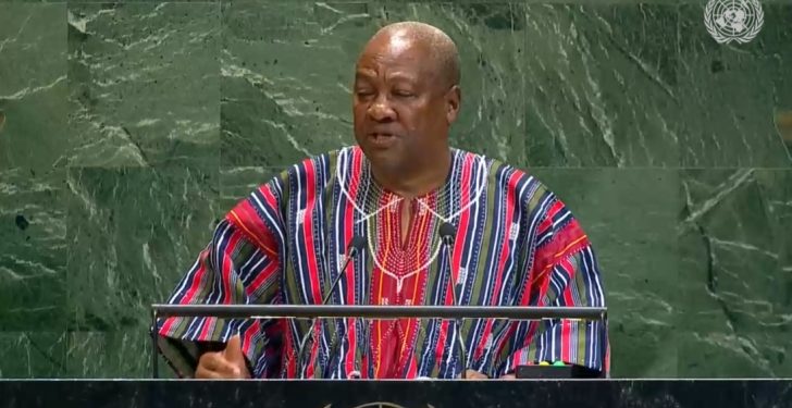 FULL TEXT: President Mahama’s speech at the 80th UN General Assembly