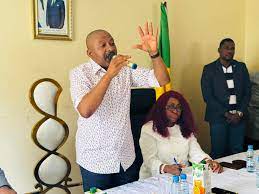 Sierra Leone’s New Head of Delegation to IMCTC Brig. Farmar Pays Courtesy Call on Ambassador Barrie