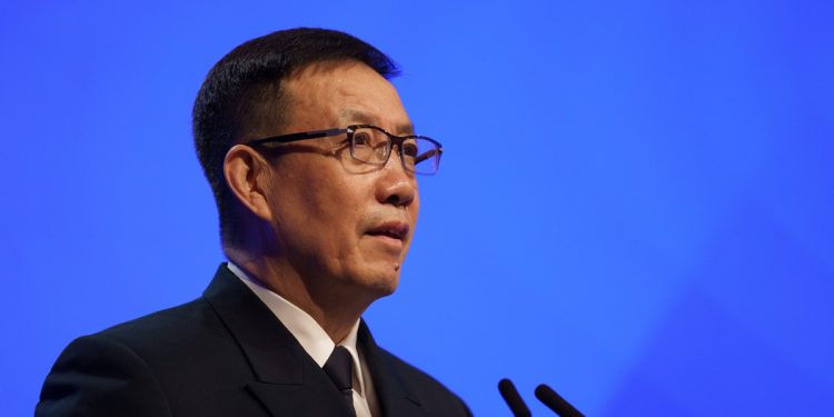 Chinese Defense Minister Dong Jun.