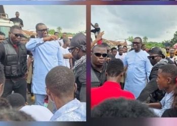 Dr. Ibrahim Bangura Receives Cheerful and Heroic Welcome as He Arrives in Port Loko City for Bai Bureh Hall Expansion Ceremony