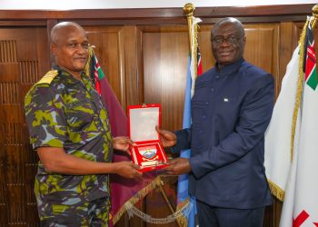 High Commissioner Lavahun Meets Kenya’s Chief of Defence Forces