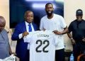 Antonio Rüdiger Pays Courtesy Visit to SLFA President
