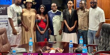 Ex Housemates Salone Finalist Pays Courtesy Visit to Rokel Commercial Bank