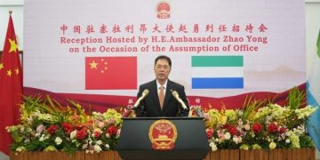 Chinese Ambassador Zhao Yong Hosts Reception to Mark Assumption of Office