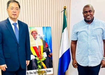 New Chinese Ambassador Deepens Ties with Speaker Thomas and Sierra Leone Parliament