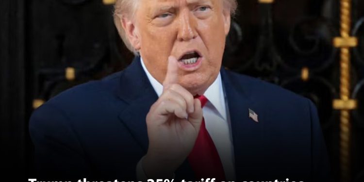 Trump Threatens 25 % Tariff on Countries Trading With Iran