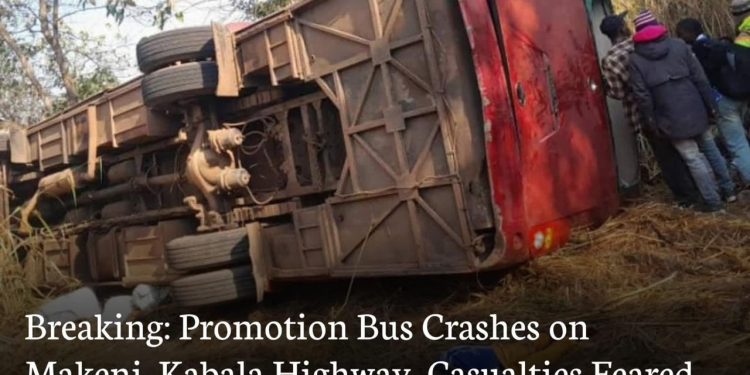 Bus Crashes at SS Curve on Makeni Kabala Highway