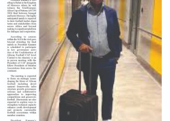 SLFA President Travels to Morocco for CAF Engagements