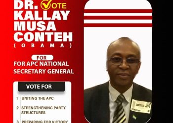 Competence You Can Trust, Experience You Can Verify: The Case for Dr. Kallay Musa Conteh