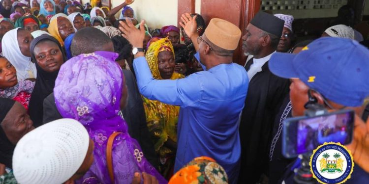VP Juldeh Jalloh Thanks Grassroots Supporters in Pujehun, Emphasises Unity and Development