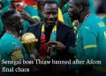 CAF Bans Senegal’s Head Coach after AFCON Final Chaos