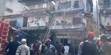 Fire Outbreak Destroys Shops along ECOWAS Street