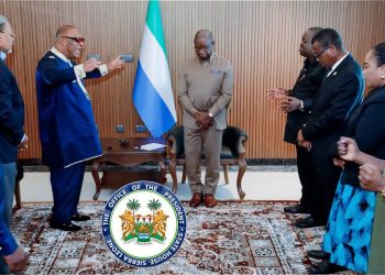 Archbishop Nicholas Williams Visits President Bio at State House
