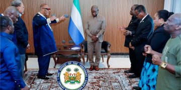 Archbishop Nicholas Williams Visits President Bio at State House