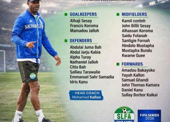 Coach Kallon Names Leone Stars Squad for FIFA Friendlies