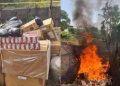 Police Destroy Drugs Worth Over NLe 1.6 Million