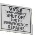 Water Supply Temporarily Shut Down for Emergency Repairs