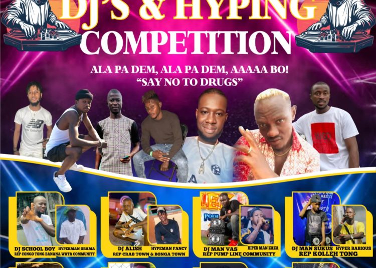 Inter Area DJs and Hyping Competition Set to Unite Youth in Western Area