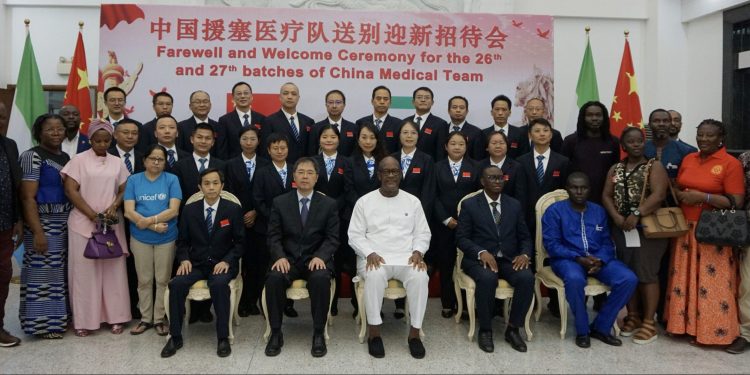 Chinese Embassy in Sierra Leone and Sierra Leonean Ministry of Health Jointly Hold Farewell and Welcome Reception for Chinese Medical Teams