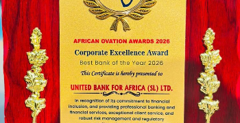 UBA-SL Clinches Top Honours at African Ovation Awards   