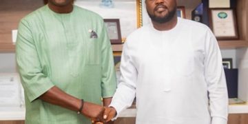 NaCSA COMMISSIONER PAYS COURTESY CALL ON SLPHA LEADERSHIP