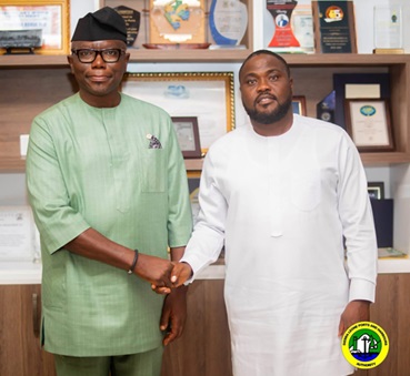 NaCSA COMMISSIONER PAYS COURTESY CALL ON SLPHA LEADERSHIP